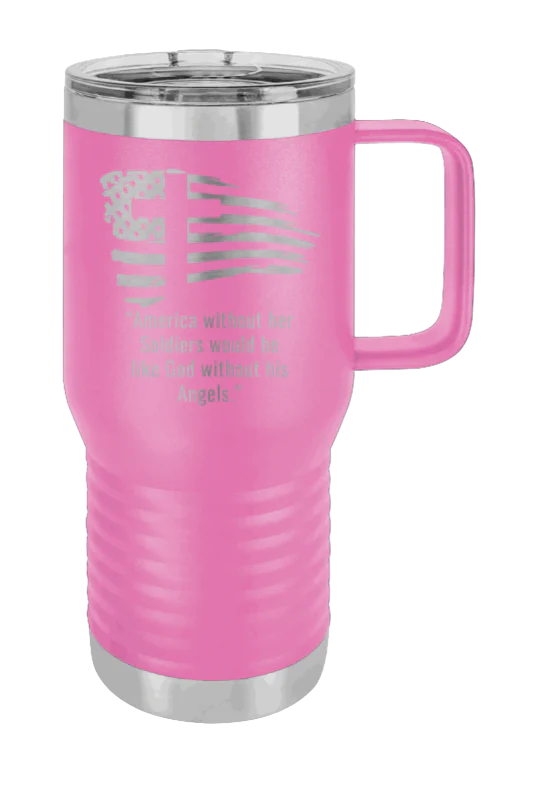 Soldiers and Angels - 20oz Mug Laser Engraved - Image 12
