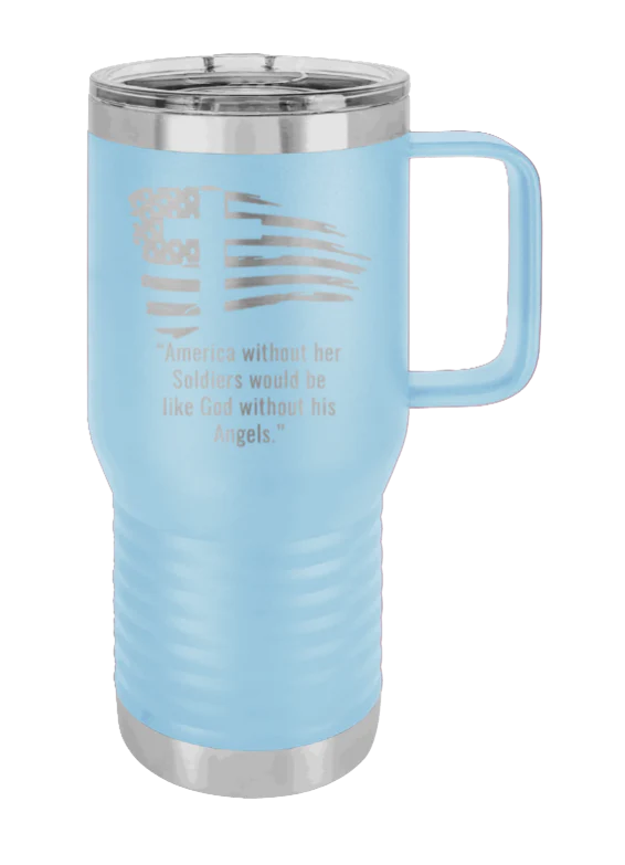 Soldiers and Angels - 20oz Mug Laser Engraved - Image 6