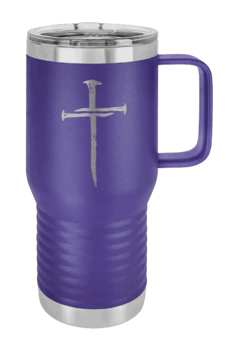 3 Nails Cross - 20oz Mug Laser Engraved - Image 13