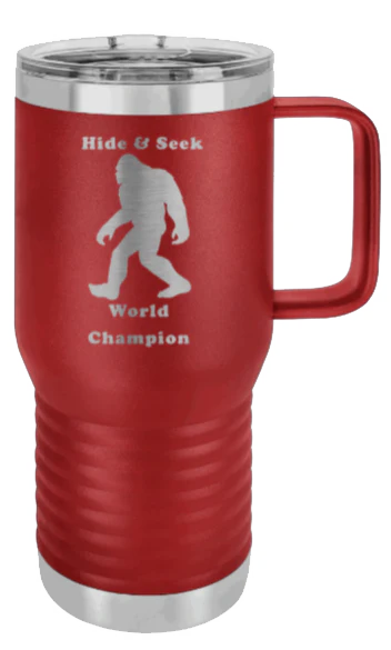 Hide and Seek Champion - 20oz Mug Laser Engraved - Image 8