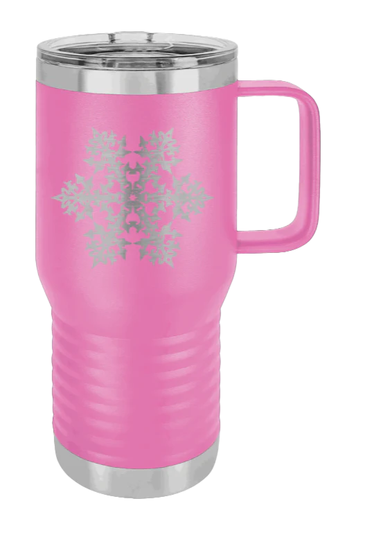 Snowflake - 20oz Mug Laser Engraved - Image 12