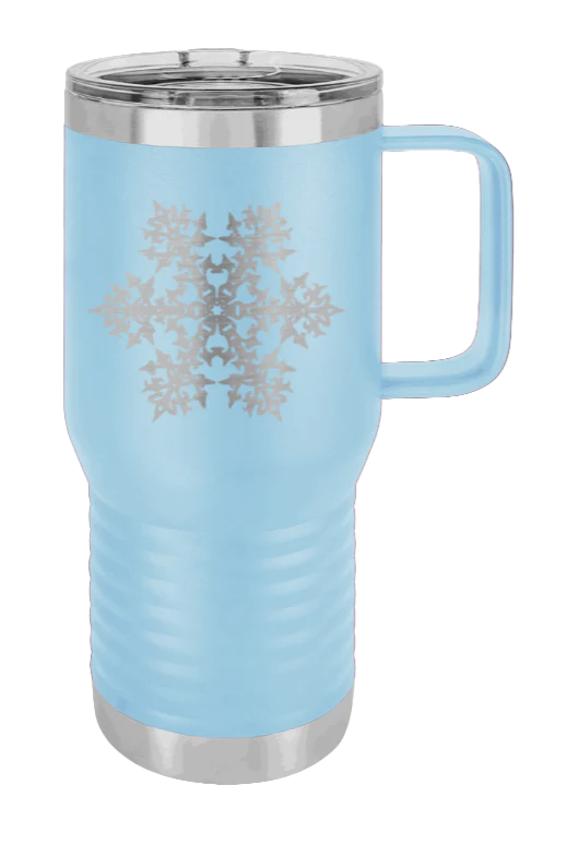 Snowflake - 20oz Mug Laser Engraved - Image 6