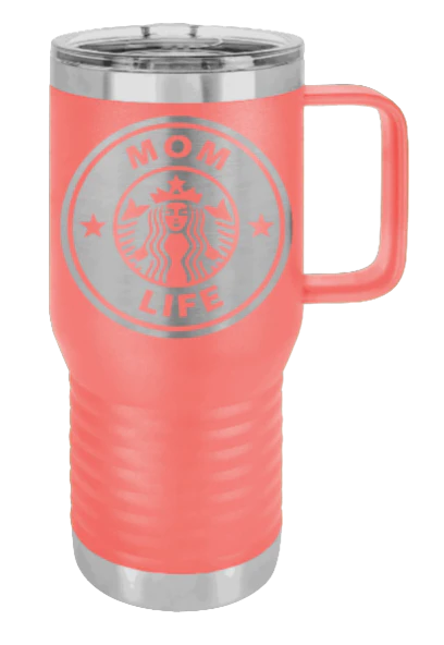 Mom Life - 20oz Mug Laser Engraved - Image 3