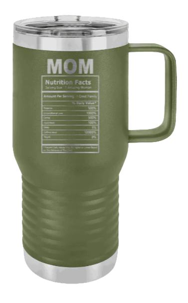 Mom Facts - 20oz Mug Laser Engraved - Image 10