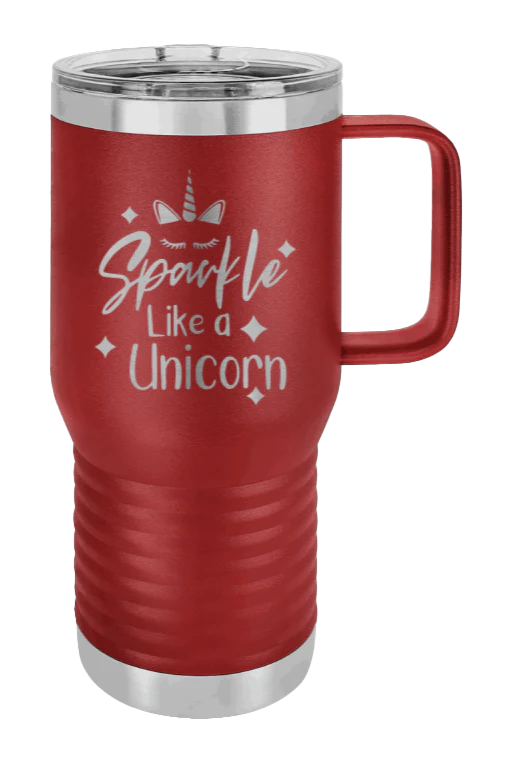 Sparkle Like A Unicorn - 20oz Mug Laser Engraved - Image 8
