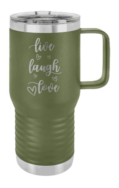 Live Laugh Love - 20oz Mug Laser Engraved - Image 10