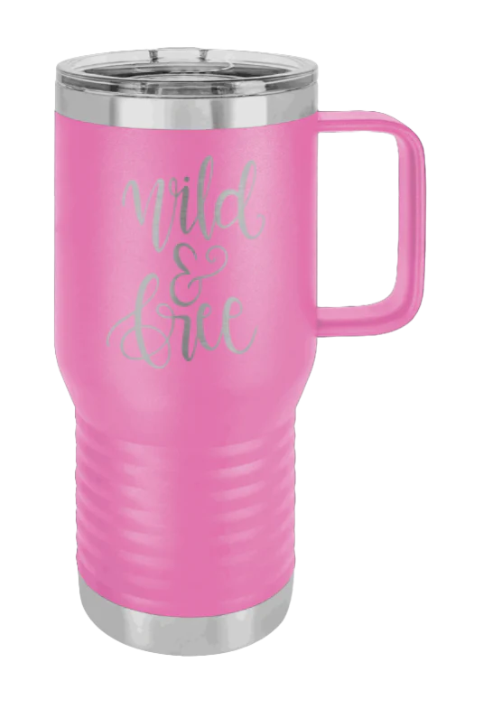 Wild & Free - 20oz Mug Laser Engraved - Image 12