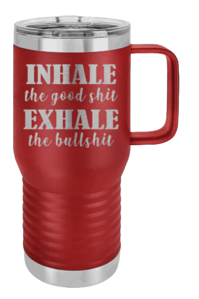 Inhale Exhale - 20oz Mug Laser Engraved - Image 8