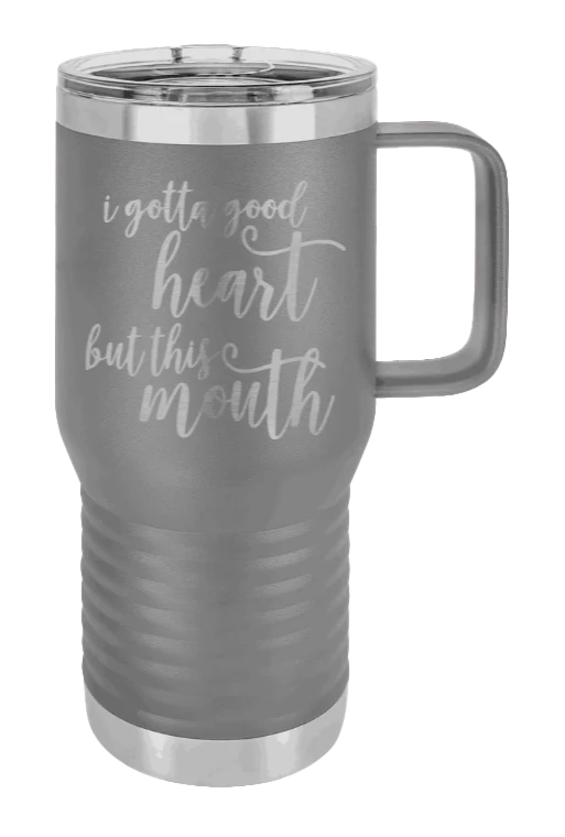 But This Mouth - 20oz Mug Laser Engraved - Image 4