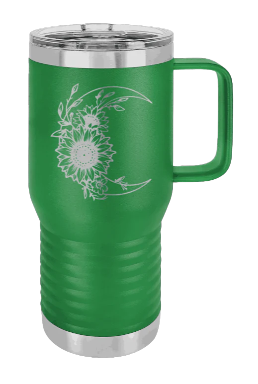 Sunflower Moon - 20oz Mug Laser Engraved - Image 5
