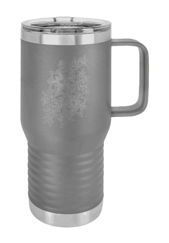 Cherry Blossom  - 20oz Mug Laser Engraved - Image 4