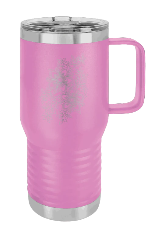 Cherry Blossom  - 20oz Mug Laser Engraved - Image 7