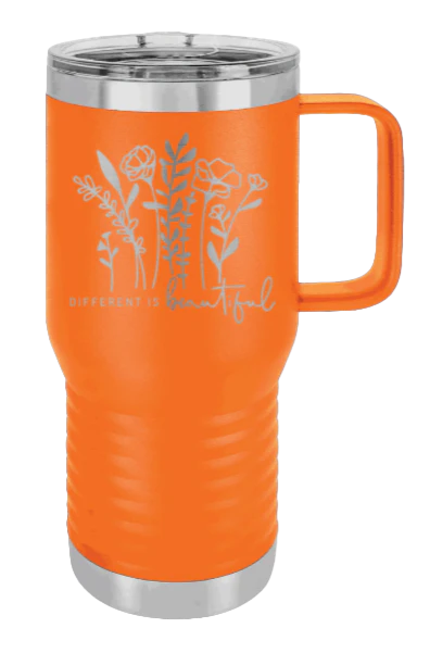 Different Is Beautiful - 20oz Mug Laser Engraved - Image 11