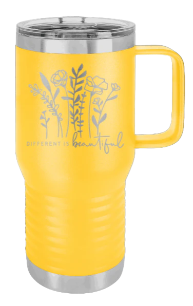 Different Is Beautiful - 20oz Mug Laser Engraved - Image 17