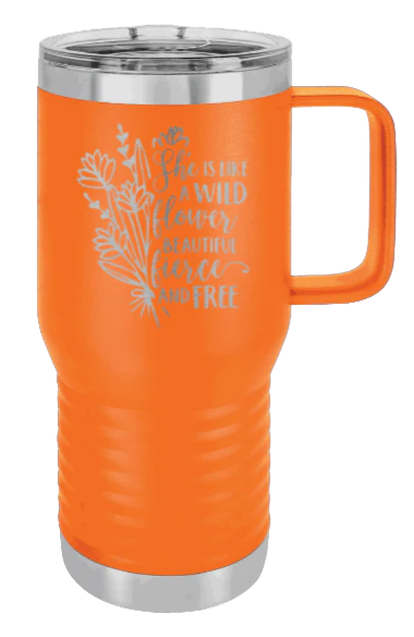 Like A Wildflower - 20oz Mug Laser Engraved - Image 11