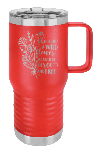 Like A Wildflower - 20oz Mug Laser Engraved - Image 14