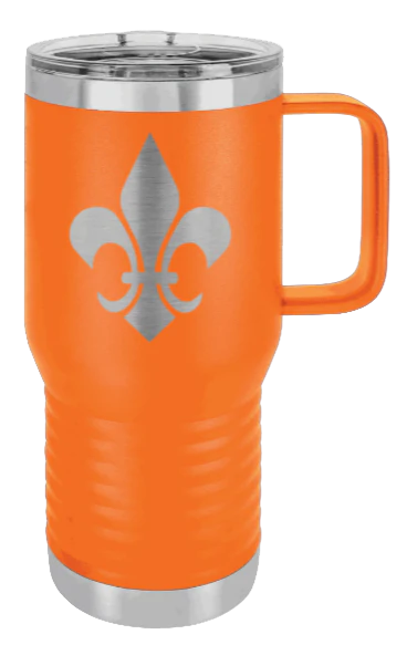 Fleur-de-lis - 20oz Mug Laser Engraved - Image 11