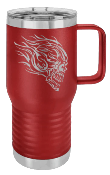 Skull - 20oz Mug Laser Engraved - Image 8