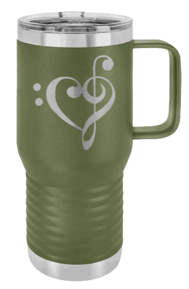 Love Music - 20oz Mug Laser Engraved - Image 10