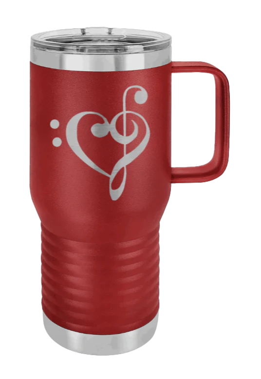 Love Music - 20oz Mug Laser Engraved - Image 8
