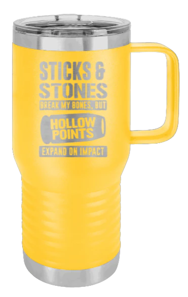 Hollow Points Expand On Impact - 20oz Mug Laser Engraved - Image 17