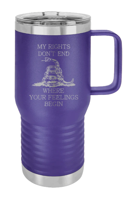 My Rights - 20oz Mug Laser Engraved - Image 13