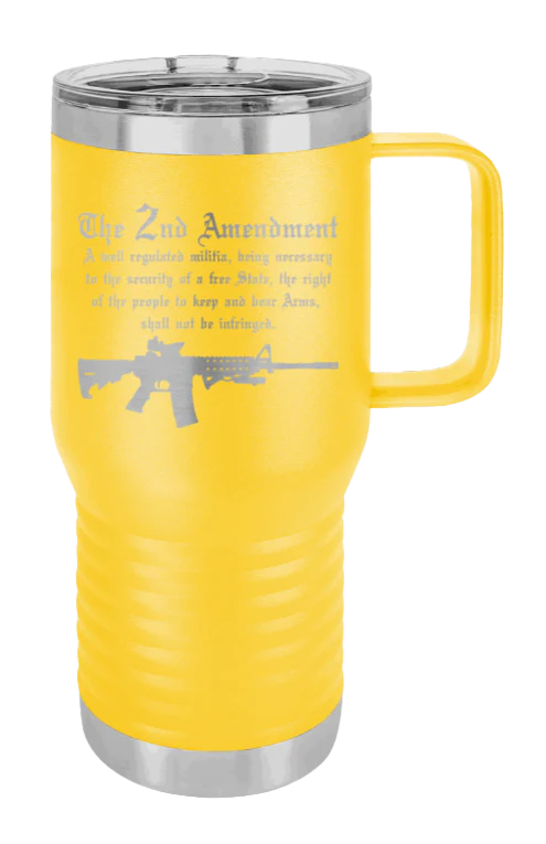 2nd Amendment  - 20oz Mug Laser Engraved - Image 17