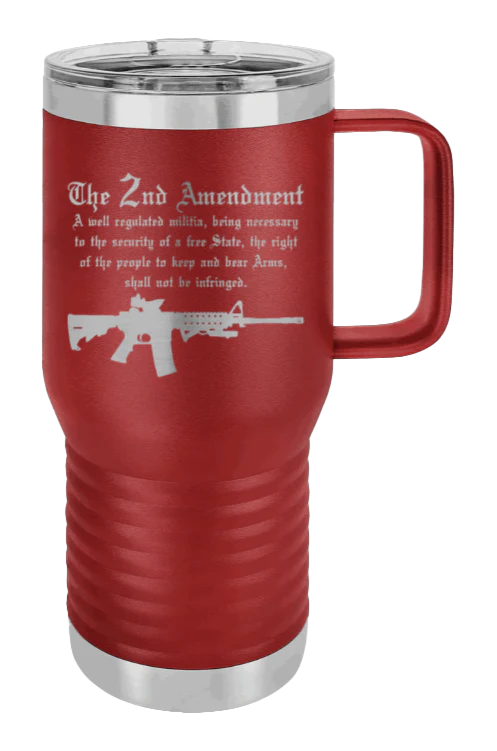 2nd Amendment  - 20oz Mug Laser Engraved - Image 8