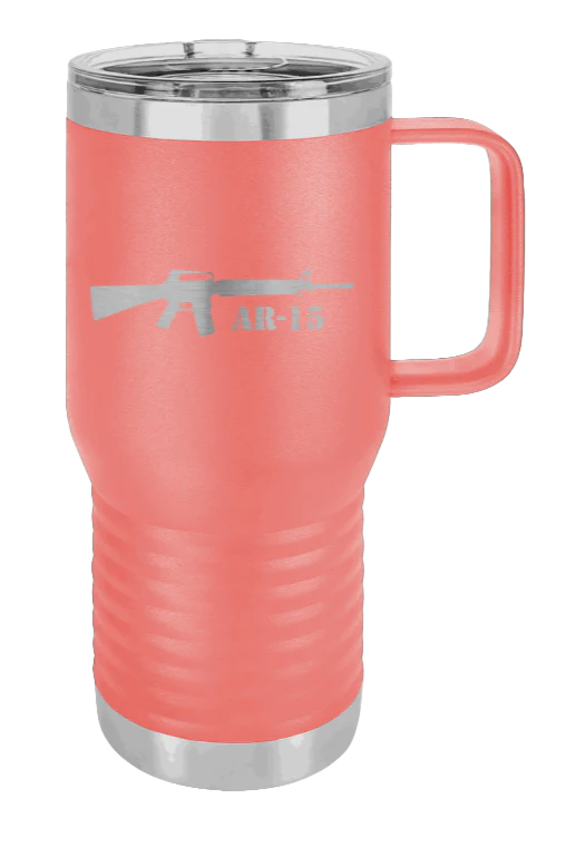 AR-15  - 20oz Mug Laser Engraved - Image 2