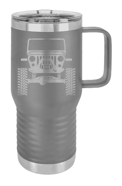 Jeep CJ - 20oz Mug Laser Engraved - Image 4