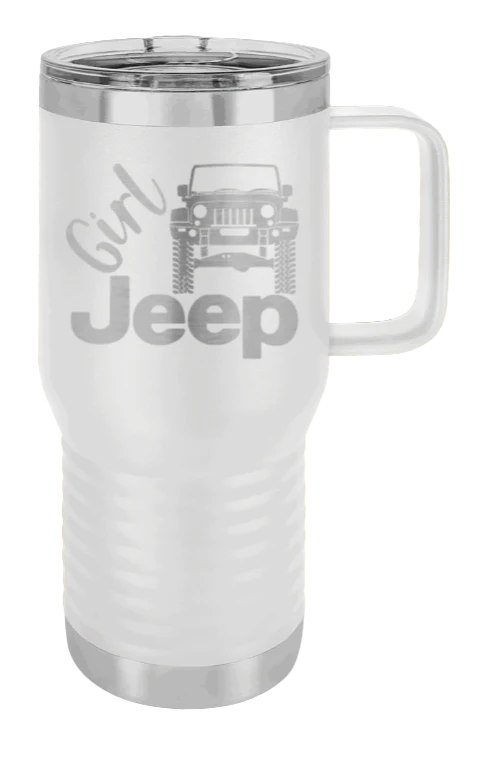 Girl Jeep JK - 20oz Mug Laser Engraved - Image 15