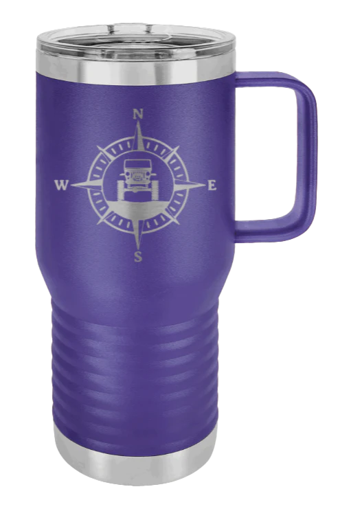 Jeep Compass CJ - 20oz Mug Laser Engraved - Image 12