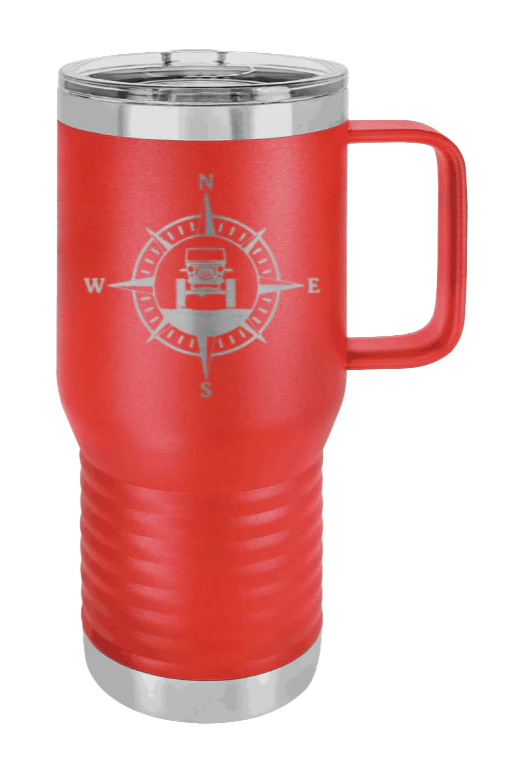 Jeep Compass CJ - 20oz Mug Laser Engraved - Image 13