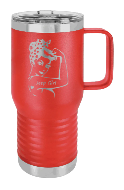Jeep Girl - 20oz Mug Laser Engraved - Image 13