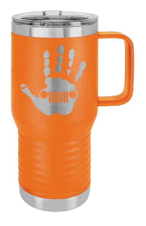 Jeep Wave - 20oz Mug Laser Engraved - Image 10