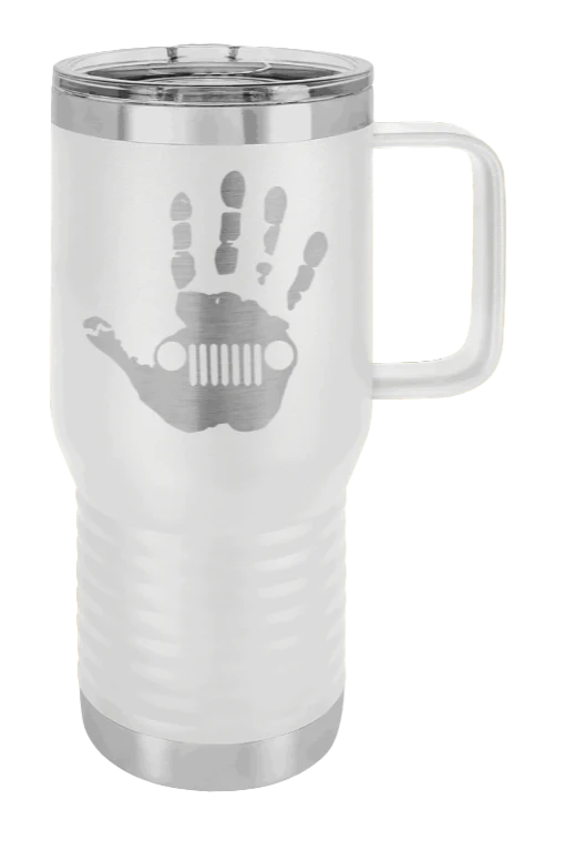 Jeep Wave - 20oz Mug Laser Engraved - Image 15