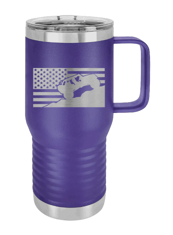 Jeep Flag 2 - 20oz Mug Laser Engraved - Image 12