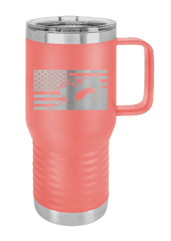 Jeep Flag 2 - 20oz Mug Laser Engraved - Image 2