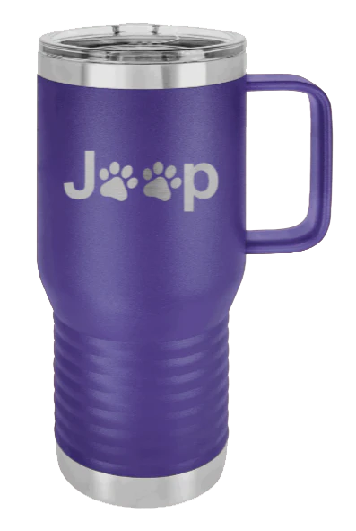Jeep Paws - 20oz Mug Laser Engraved - Image 13