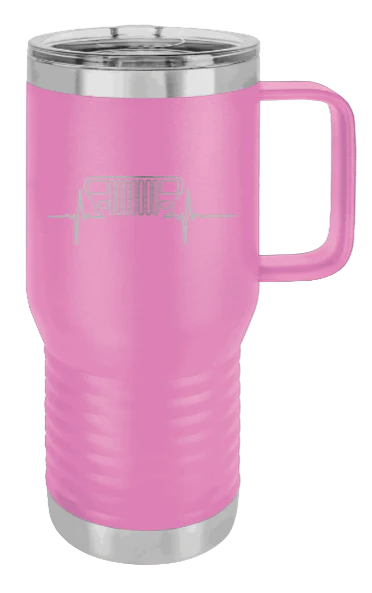 YJ Heartbeat - 20oz Mug Laser Engraved - Image 7