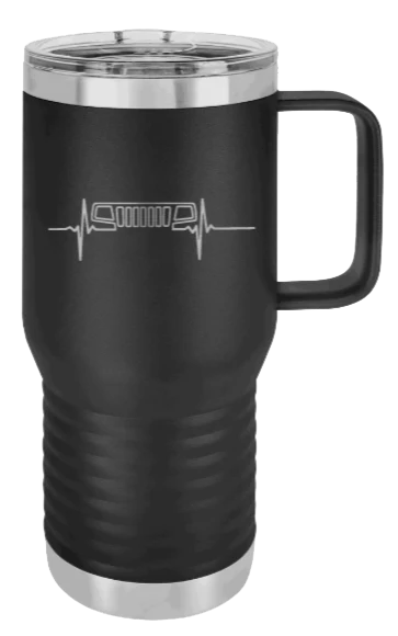 WJ Heartbeat - 20oz Mug Laser Engraved