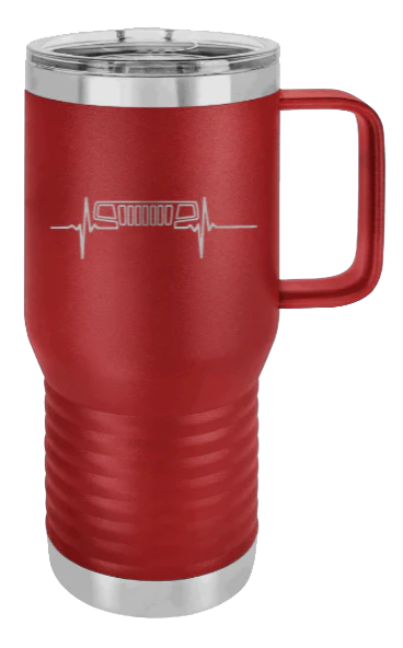 WJ Heartbeat - 20oz Mug Laser Engraved - Image 8