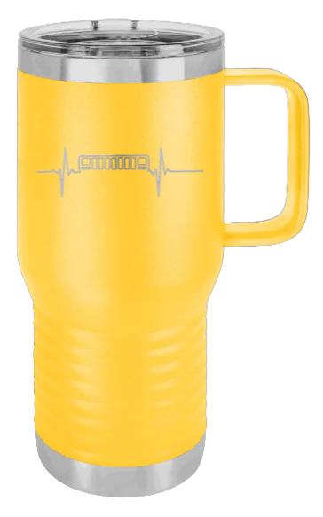 XJ Heartbeat - 20oz Mug Laser Engraved - Image 17