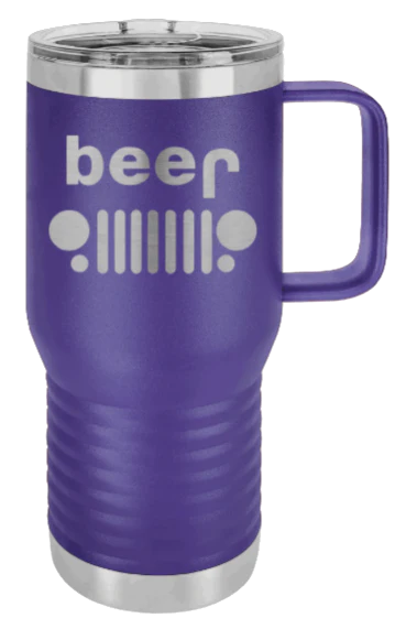 Beer Jeep - 20oz Mug Laser Engraved - Image 13