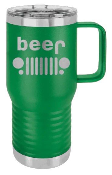 Beer Jeep - 20oz Mug Laser Engraved - Image 5