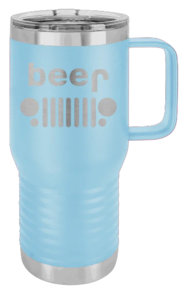 Beer Jeep - 20oz Mug Laser Engraved - Image 6