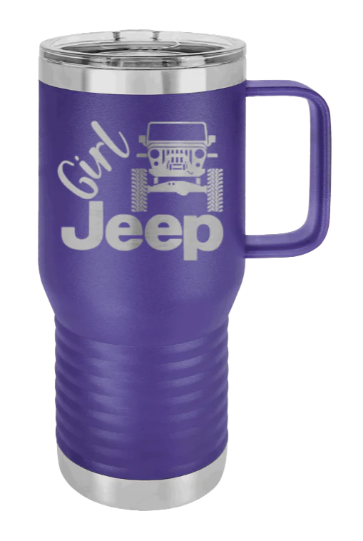 Girl Jeep TJ - 20oz Mug Laser Engraved - Image 12
