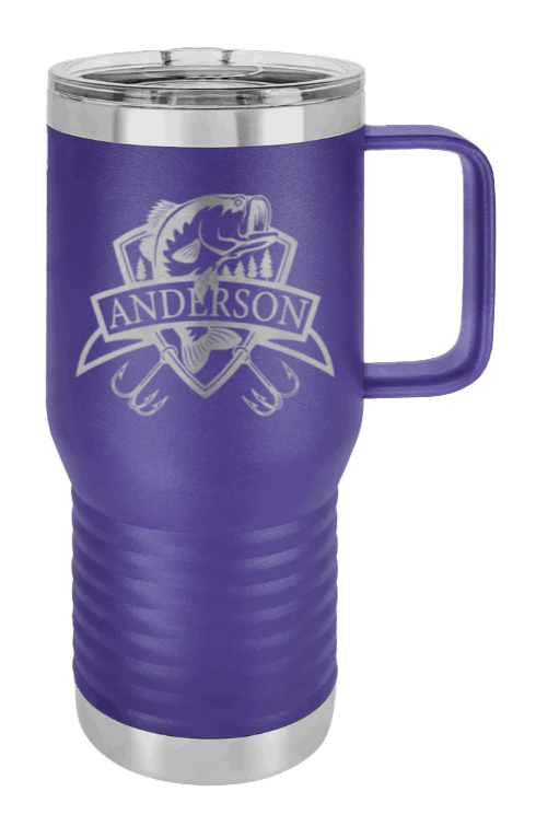 Bass Banner - 20oz Mug Laser Engraved - Image 12