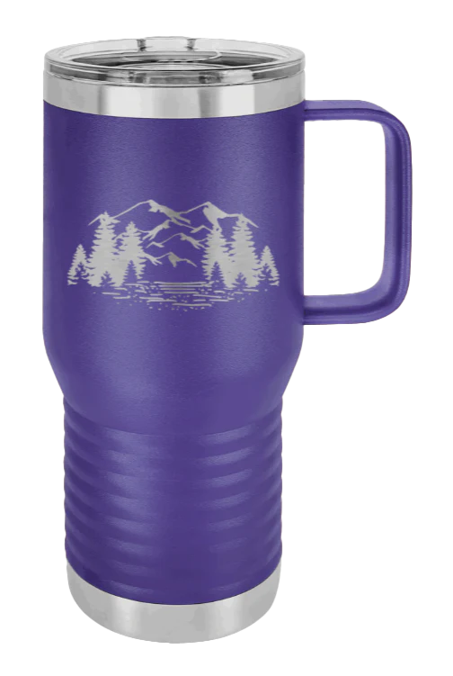 Mountains - 20oz Mug Laser Engraved - Image 12