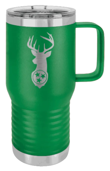Tristar Deer - 20oz Mug Laser Engraved - Image 5